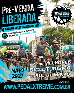 Lançamento Pré-VENDA Pedal XTREME Cicloturismo 2027