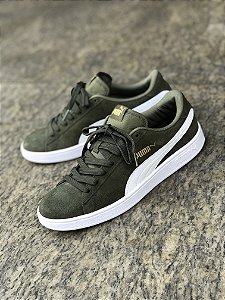 Tenis Puma Smash Verde Oliva