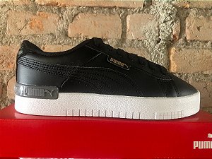 Tenis Puma Jada Aninal  Preto Couro