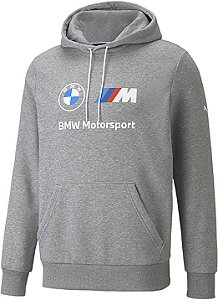 Moletom Puma BMW MMS ESS FLEECE HOODIE CINZA