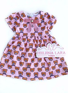 Vestido Rosa Urso