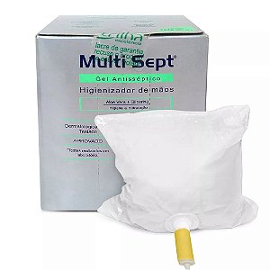ÁLCOOL GEL SEPT ALOE E VERA REFIL C/ 800 ML TRILHA