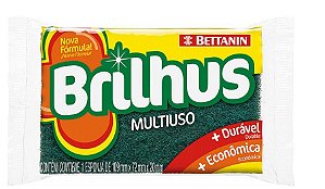 ESPONJA DUPLA FACE BETTANIN BRILHUS REF. 9406F EMBALADA