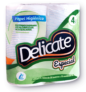 PAPEL HIGIÊNICO ESPECIAL C/ 4X30 M