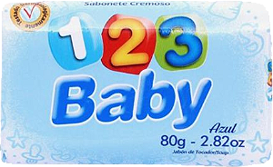 SABONETE INFANTIL C/ 85 GR BABY 123