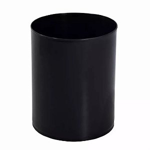 CESTO PARA ESCRITÓRIO S/ TAMPA PRETO 14 LITROS