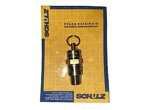 Válvula Segurança Em Latão 1/4 Polegada 185 Psig 166 Scfm Para Compressor De Ar Schulz - 022.0057-0/AT