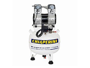  Compressor Odontológico 10 Pcm 40 Litros Isento de óleo 220v - MC 10 BPO RV 40 L Chiaperini
