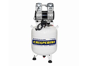 Compressor Odontológico 10 Pcm 65 Litros Isento de óleo 110v - MC 10 BPO RV 65 L Chiaperini