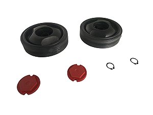 Conjunto De Rodas Plásticas Com Revestimento Em Borracha Para Compressor De Ar Schulz - 028.0658-0/AT