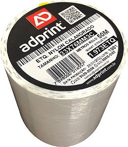 ETQ NYLON CALANDRADO 33X76MM 3 COLUNAS