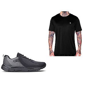 Tênis Masculino Olympikus Index 2 mais camiseta Sessential