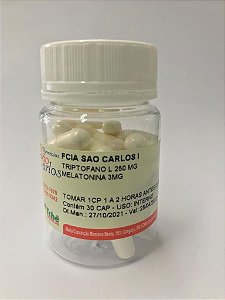 Tritofano com melatonina