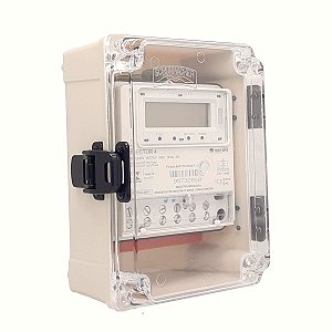 Kit Caixa com Dobradiças e Relógio Medidor Energia Bifásico Vector 4PA