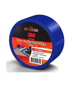 Fita Adesiva Demarcação De Solo VHB 469 50mmx30metros Uso Geral - 3M Original Azul