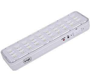Luminária de Emergência 30 LEDS Luz Branca - G-light