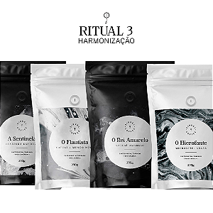 Kit Ritual 03 "Harmonização" | 4 Cafés Especiais 250g