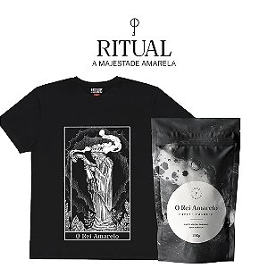 Kit Ritual "A Majestade Amarela" | Camiseta Exclusiva + O Rei Amarelo 250g