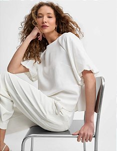 Blusa Manga  Balonê
