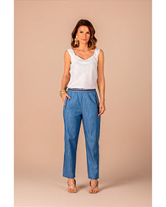 calça jeans Pantcropped