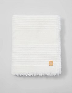 Lenço Leve Tramado Off White