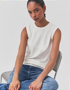 Regata Tricot Básica Reta