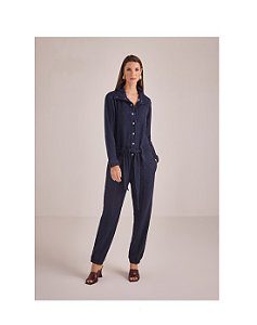 Macacão Malha Jeans