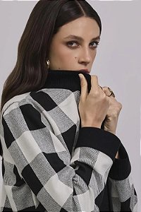 Jaqueta Malha Xadrez