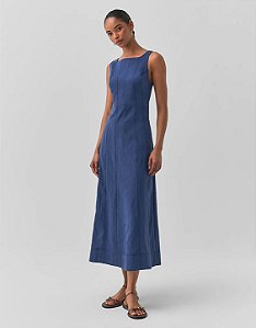 Vestido Evasê Recortes