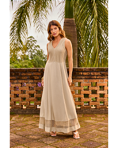 Vestido Moletinho Tela