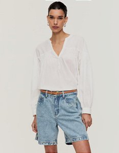 Blusa Detalhes Pregas