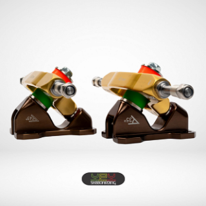 Setup 143 - Eixo OURO FIQUEI RICO e Bases 45°/35° BRONZE CAMALEÃO - Kit 60