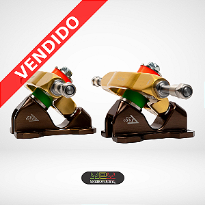 Setup 143 - Eixo OURO FIQUEI RICO e Bases 45°/35° BRONZE CAMALEÃO - Kit 60