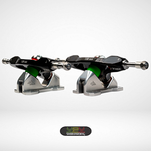 Setup 158mm - Eixos Preto / Base Prata 45°/35° - Kit 11