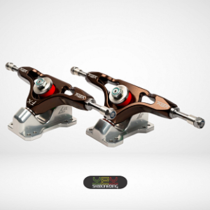 Setup 171mm - Eixos Bronze Camaleão / Base Prata 45°/35° - Kit 47