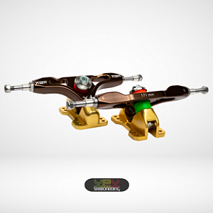 Setup 171mm - Eixos Bronze Camaleão / Base Ouro Fiquei Rico 45°/35° - Kit 48