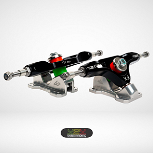 Setup 171mm - Eixos Preto / Base Prata 45°/30° - Kit 44
