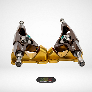 Setup 171 - Eixos Bronze Camaleão e Bases 45°/35° Ouro Fiquei Rico - Kit 33