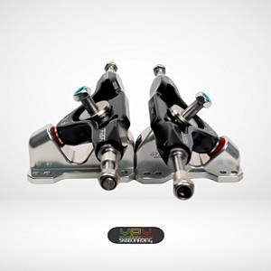 Setup 171mm - Eixos Preto e Bases 45°/30° Prata - Kit 41