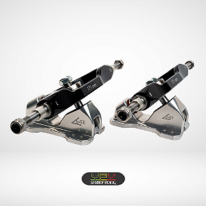 Setup 171mm - Eixos Preto e Bases 45°/35° Prata - Kit 14