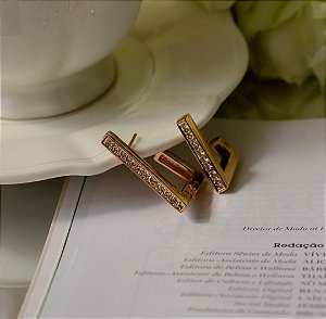 Dupla de argola geométrica