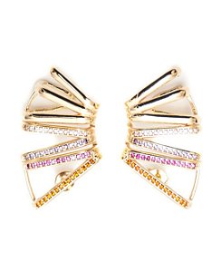 Brinco ear cuff colorido