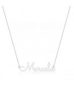 Colar personalizado de nome na prata 925