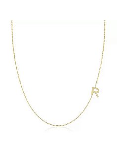 Colar personalizado de letra