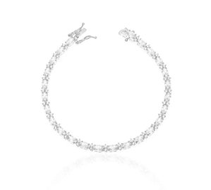 Pulseira riviera oval cristal