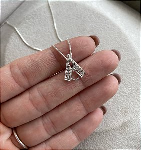 Colar Nossa Senhora Aparecida de prata 925