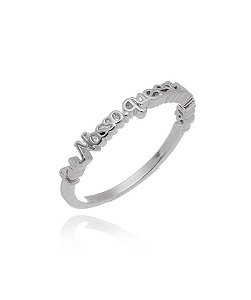 Anel pai nosso na prata