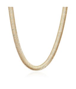 Colar de malha grossa