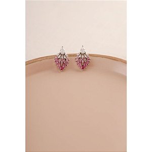 Brinco de navetes pink