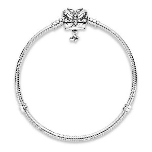 Pulseira de berloques com fecho de borboleta TAM 20